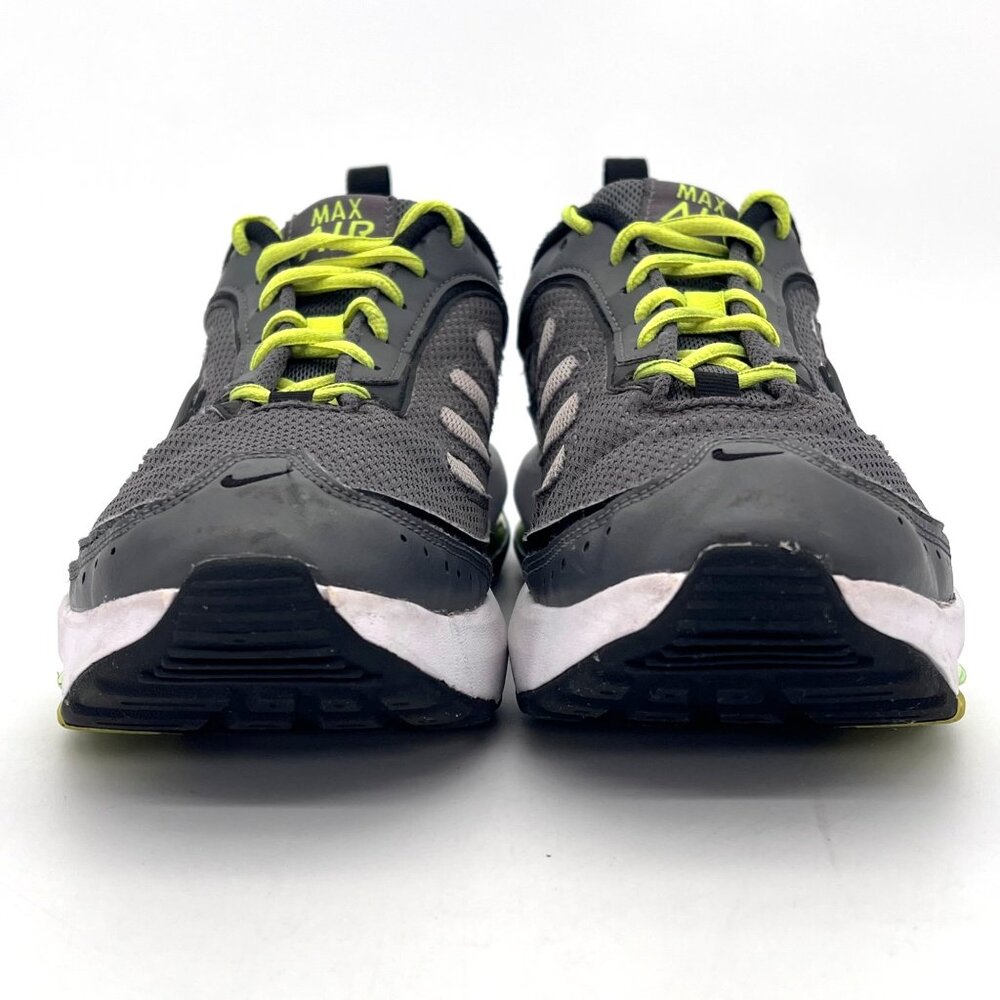 Nike Air Max Running Shoes Mens Size 8.5 Gray & Neon Green Jogging Workout - Picture 4 of 15
